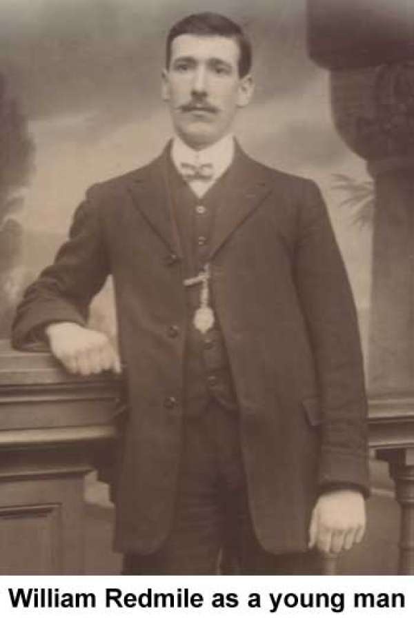 William Redmile as a young man