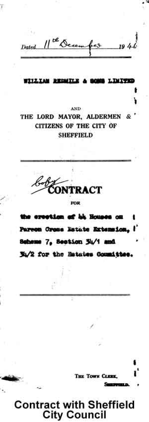 Contract with Sheffield City Council